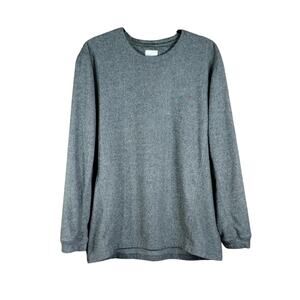 Greg Norman Collection Gray Crewneck Pullover Cozy Casual Fall Winter Sweater